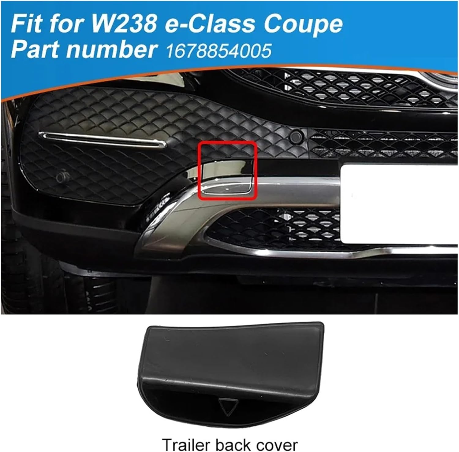 バンパー リアバンパー牽引フックコーブ OEM 511651340R に適合する
